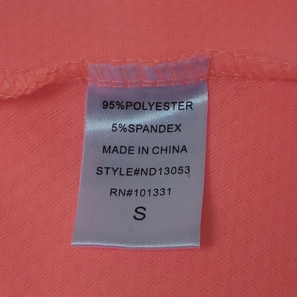 Charlotte Russe Mini Dress Skater Pleated Bright Coral Tank Open Back Small - Picture 7 of 8